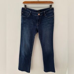 Mid rise bootcut jeans